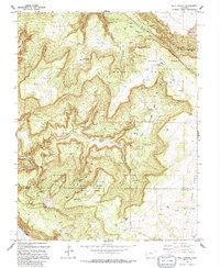 Bull Canyon 1994 topographic map thumbnail