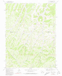 Bull Fork 1971 topographic map thumbnail