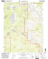 Bull Mountain 2001 topographic map thumbnail