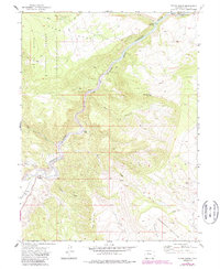 Burns South 1972 topographic map thumbnail