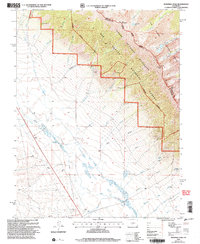 Bushnell Peak 2001 topographic map thumbnail