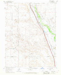Buttes 1961 topographic map thumbnail