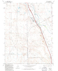 Buttes 1961 topographic map thumbnail