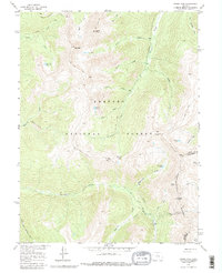 Byers Peak 1957 topographic map thumbnail