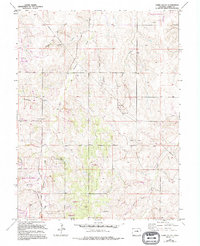 Cabin Gulch 1970 topographic map thumbnail