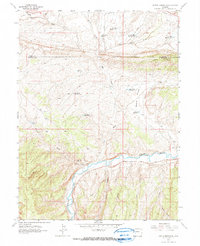 Cactus Reservoir 1962 topographic map thumbnail