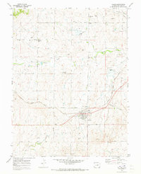 Calhan 1970 topographic map preview