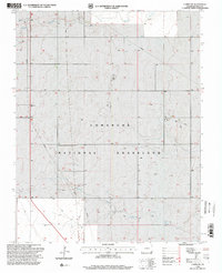 Campo NE 1996 topographic map thumbnail