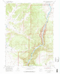 Canyon Of Lodore North 1954 topographic map thumbnail
