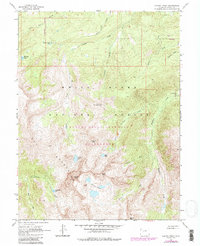 Capitol Peak 1960 topographic map thumbnail