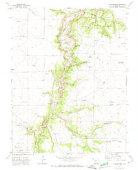 Capps Springs 1970 topographic map thumbnail