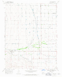 Capulin 1968 topographic map thumbnail