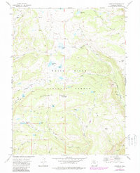 Carbonate 1974 topographic map thumbnail