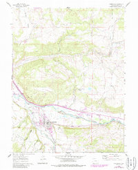 Carbondale 1961 topographic map thumbnail