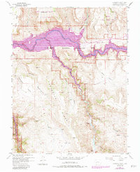 Carpenter Ridge 1954 topographic map thumbnail