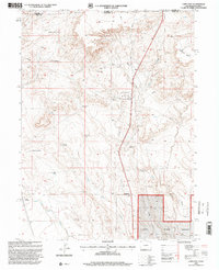 Carr East 1997 topographic map thumbnail