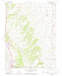 Castle Rock North 1965 topographic map thumbnail