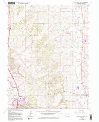 Castle Rock North 1965 topographic map thumbnail