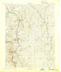 Castle Rock 1894 topographic map thumbnail