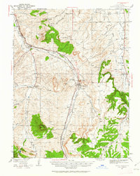 Castle Rock 1940 topographic map thumbnail