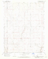 Cat Creek NW 1968 topographic map thumbnail
