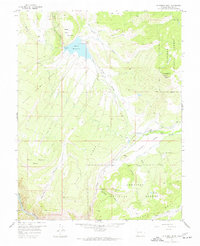 Cathedral Peak 1957 topographic map thumbnail