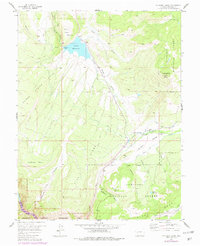 Cathedral Peak 1957 topographic map thumbnail