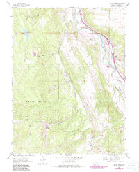 Cattle Creek 1961 topographic map thumbnail