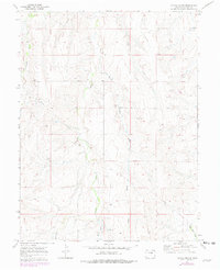 Cattle Gulch 1970 topographic map thumbnail