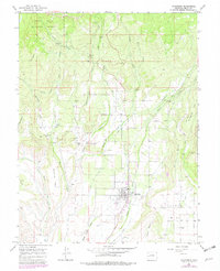 Cedaredge 1965 topographic map thumbnail