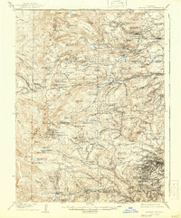 Central City 1912 topographic map thumbnail