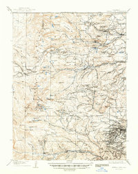 Central City 1912 topographic map thumbnail