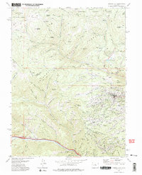 Central City 1972 topographic map thumbnail