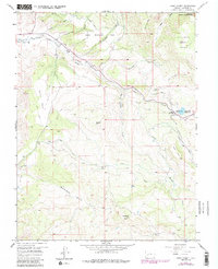 Cerro Summit 1957 topographic map thumbnail