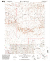 Chalk Bluffs West 1997 topographic map thumbnail