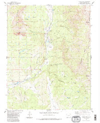 Chama Peak 1984 topographic map thumbnail
