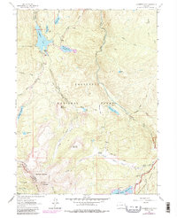 Chambers Lake 1962 topographic map thumbnail