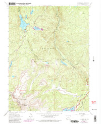 Chambers Lake 1962 topographic map thumbnail
