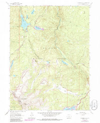 Chambers Lake 1962 topographic map thumbnail