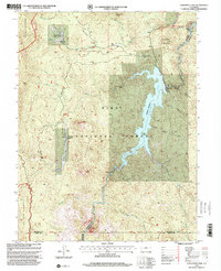 Cheesman Lake 1956 topographic map thumbnail