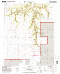 Cherry Canyon 1996 topographic map thumbnail