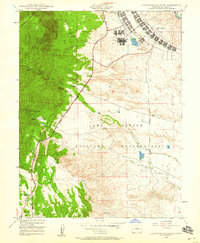 Cheyenne Mountain 1948 topographic map thumbnail