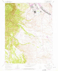 Cheyenne Mountain 1961 topographic map thumbnail