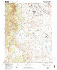 Cheyenne Mountain 1961 topographic map thumbnail