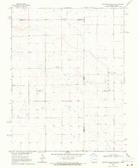 Cheyenne Wells 4 SE topographic map thumbnail