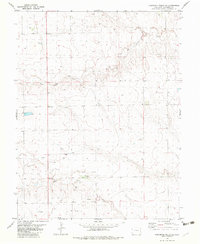 Cheyenne Wells NE 1982 topographic map thumbnail