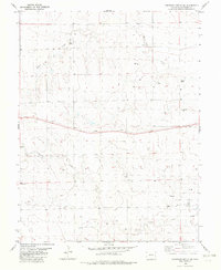 Cheyenne Wells SW 1982 topographic map thumbnail