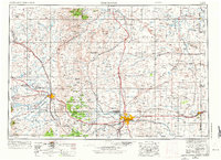 Cheyenne 1954 topographic map thumbnail