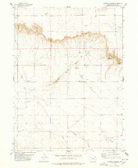 Chimney Canyons 1978 topographic map thumbnail