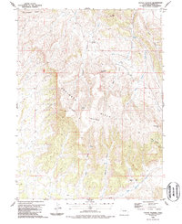 Citadel Plateau 1986 topographic map thumbnail